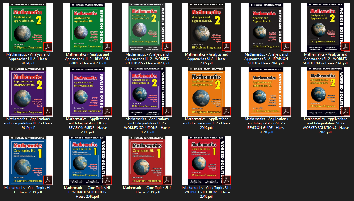 HAESE AND HARRIS - dl.ibdocs.re > IB BOOKS > Group 5